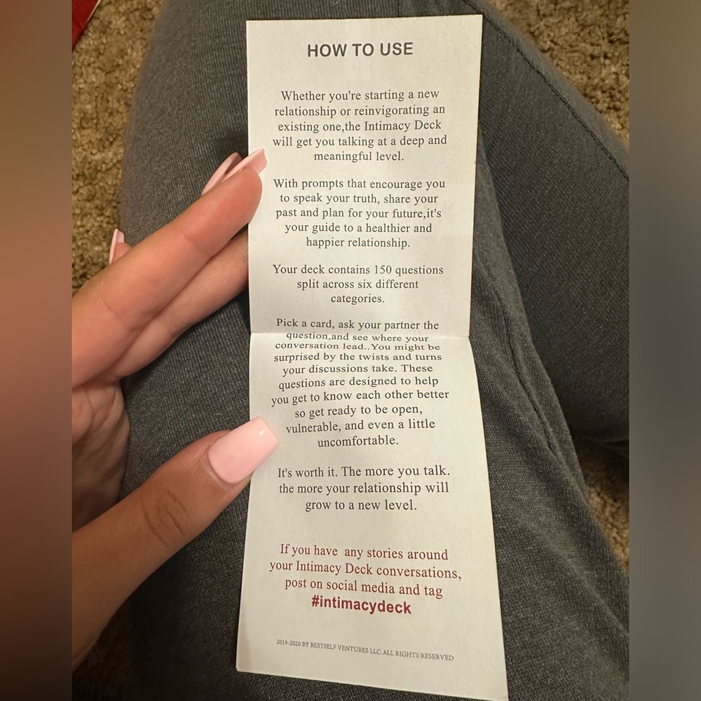 Intimacy Card Game - Picture 4 of 5